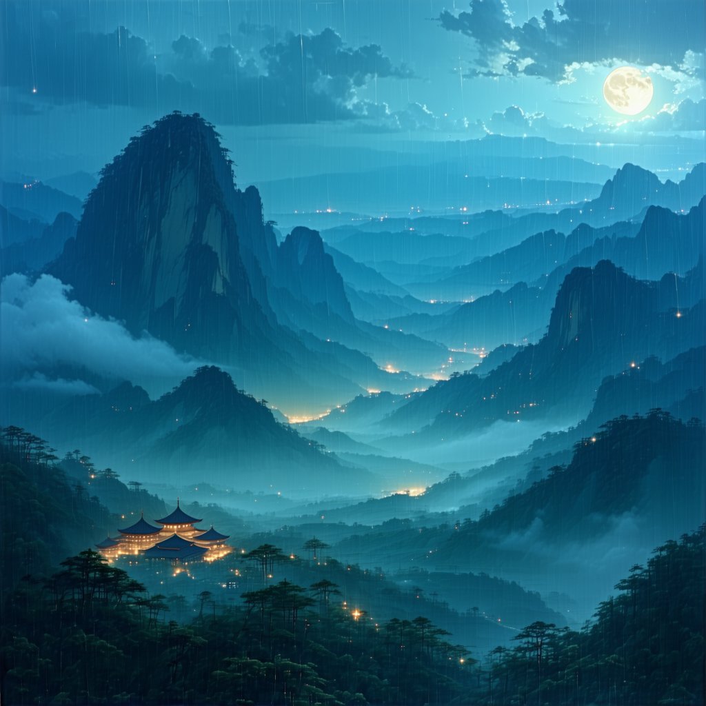 寒雨连江夜入吴，平明送客楚山孤。 Poster