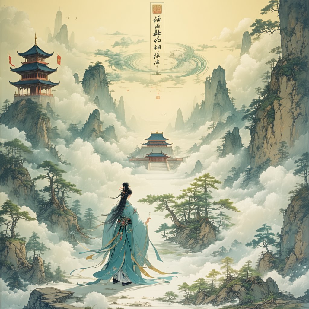 第四桥边，拟共天随住。 Poster