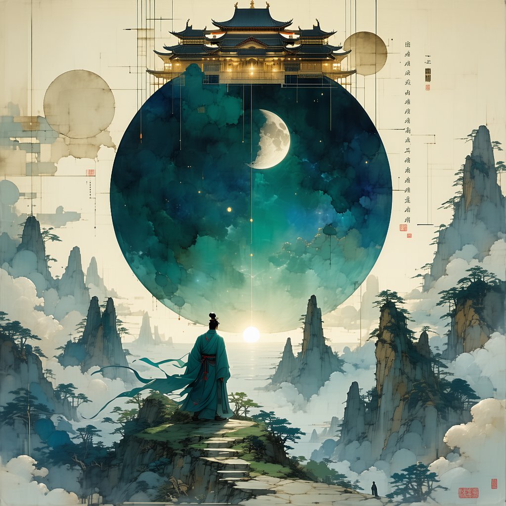 江畔何人初见月？江月何年初照人？