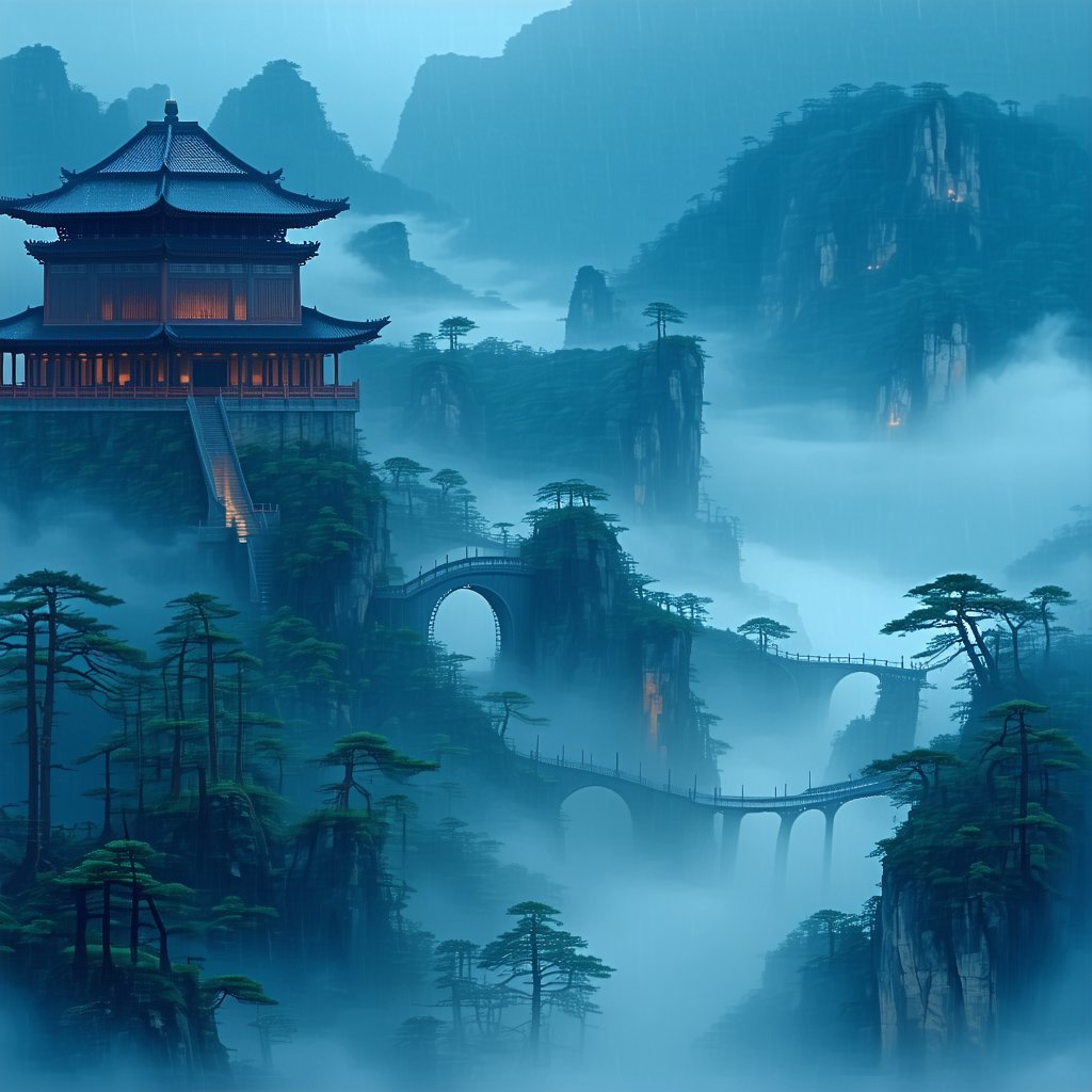 东风杨柳欲青青。烟淡雨初晴。 Poster