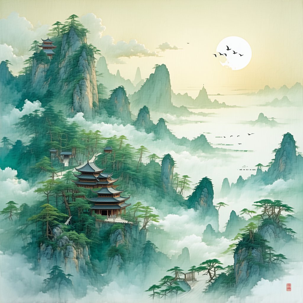 回鞭指长安，西日落秦关。 Poster