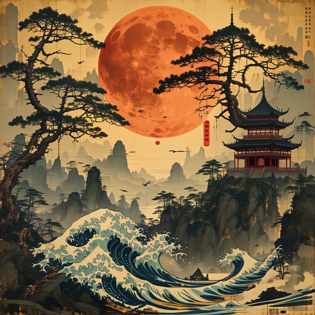 相逢意气为君饮，系马高楼垂柳边。