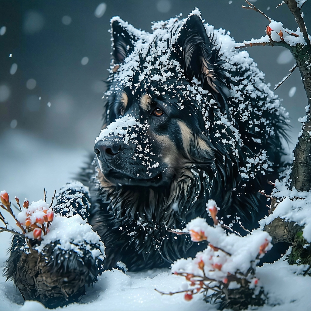 朔风吹散三更雪，倩魂犹恋桃花月。 Poster