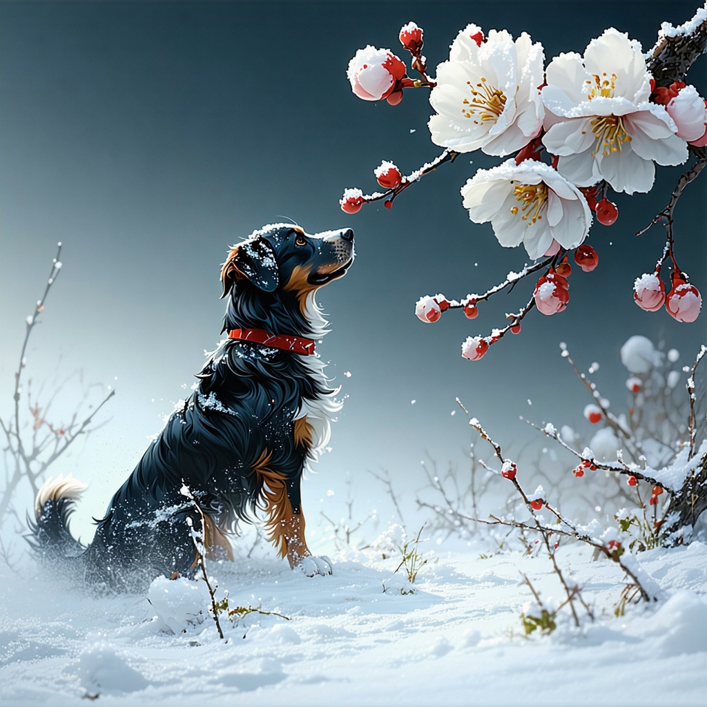 朔风吹散三更雪，倩魂犹恋桃花月。