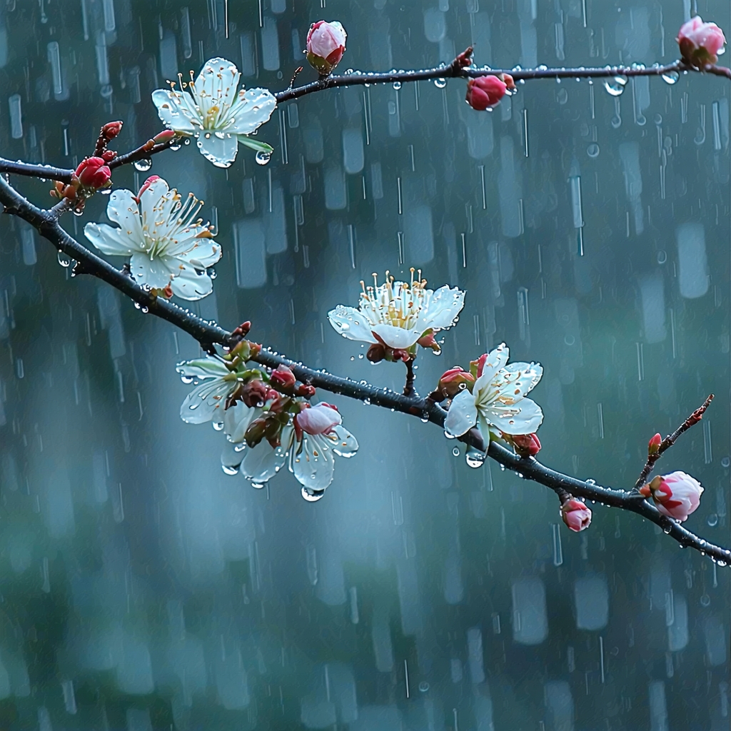 雨后寒轻，风前香软，春在梨花。