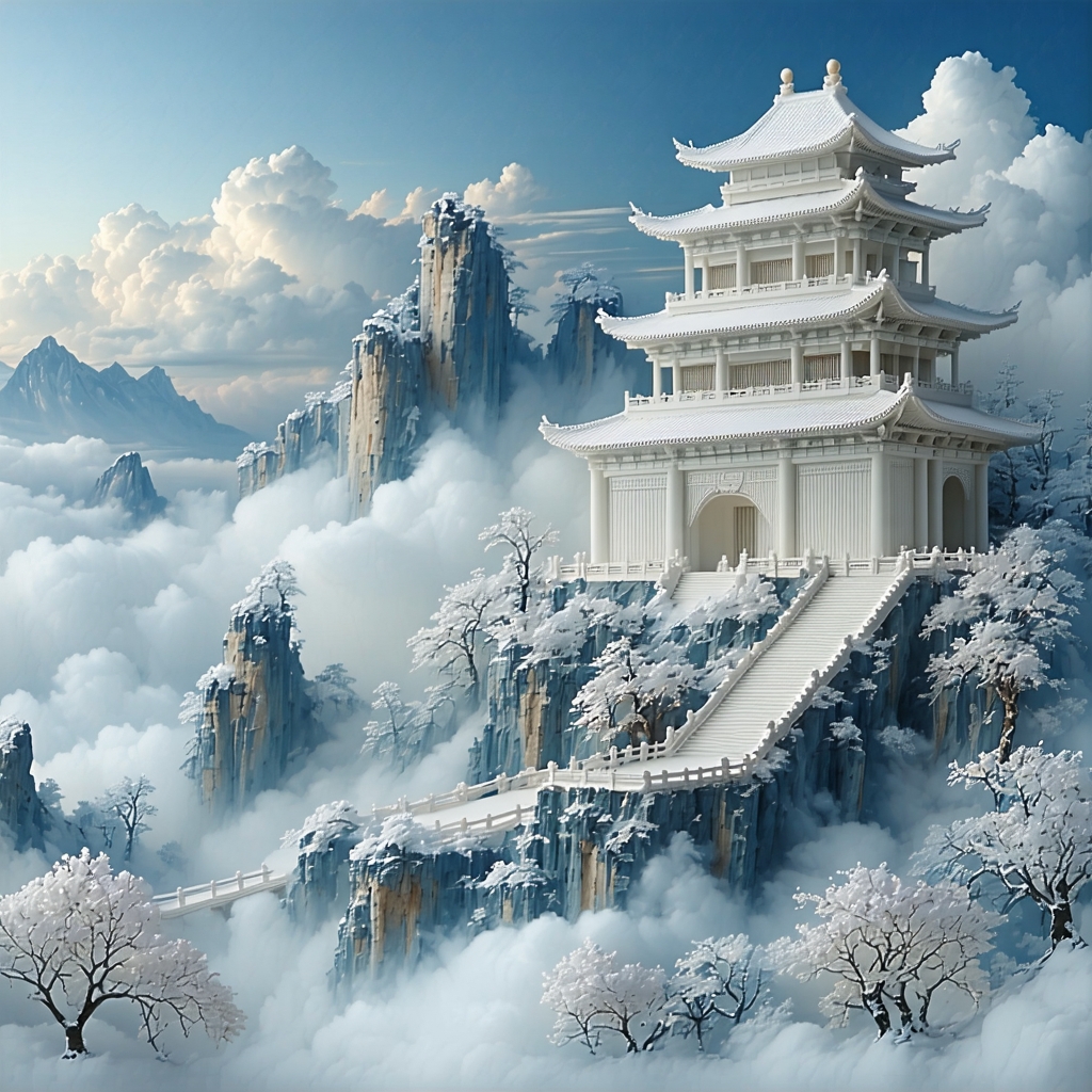 雪暗凋旗画，风多杂鼓声。 Poster