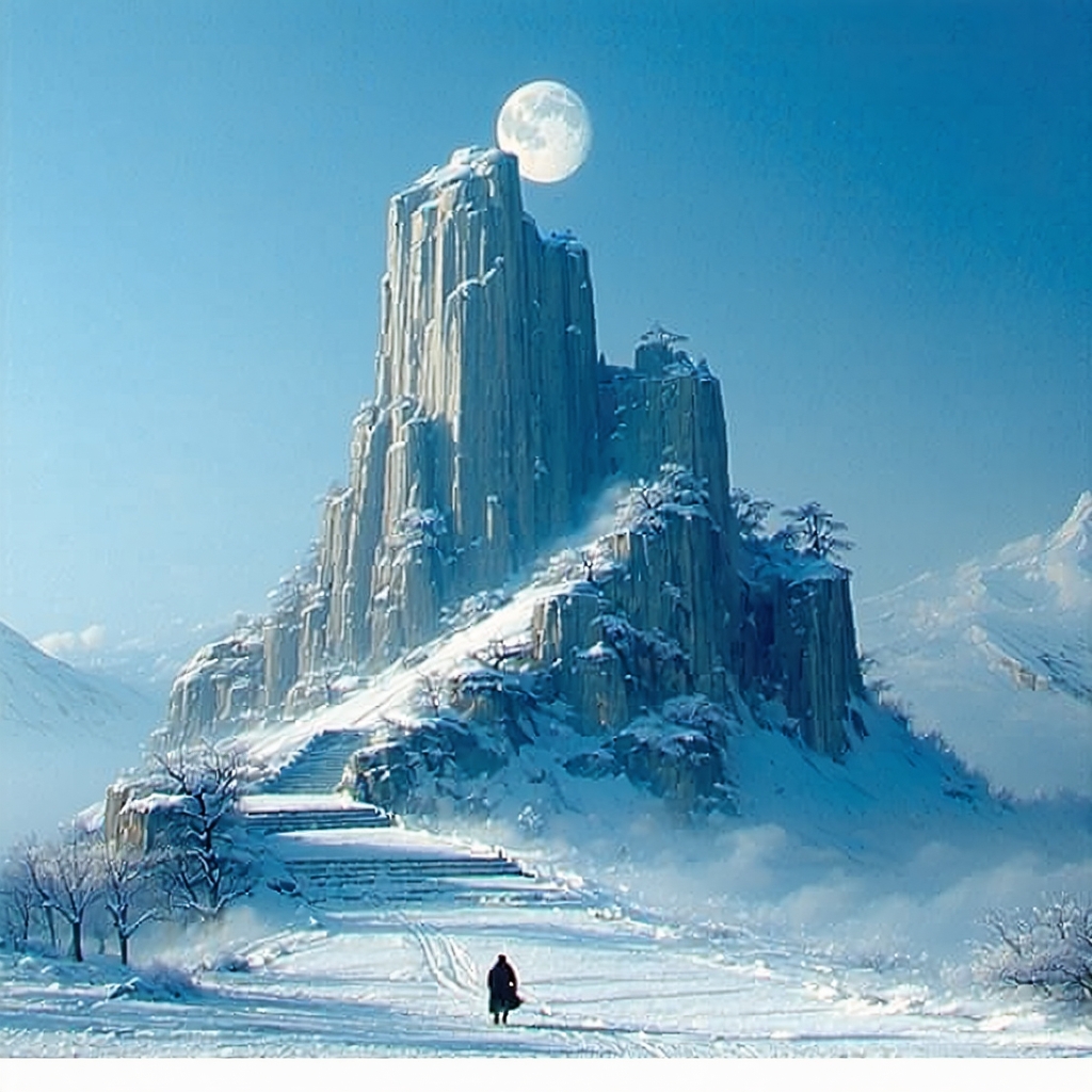 雪暗凋旗画，风多杂鼓声。