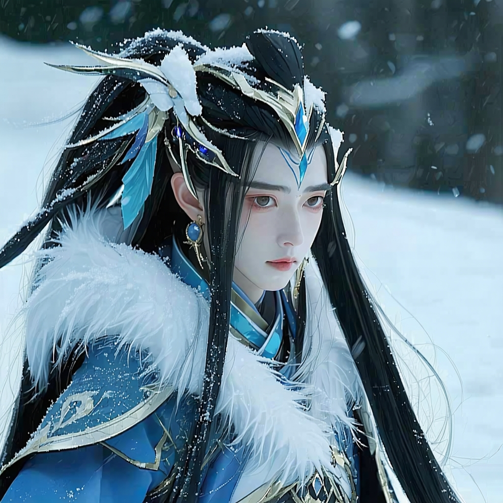 看雪飞、苹底芦梢，未如鬓白。 Poster