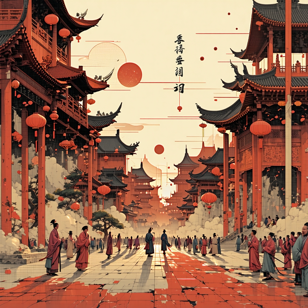 几度东风吹世换，千年往事随潮去。