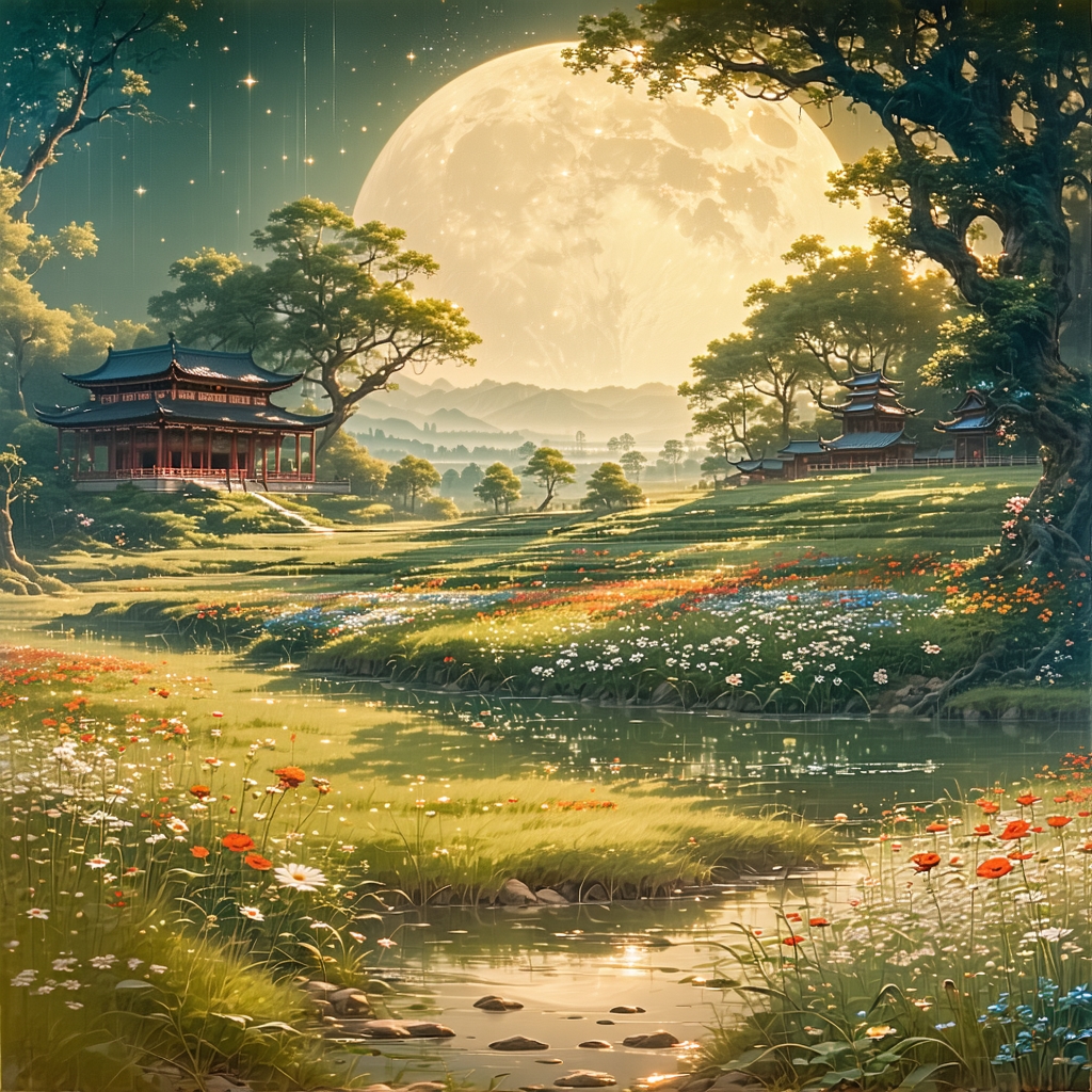 遥知未眠月，乡思在渔歌。