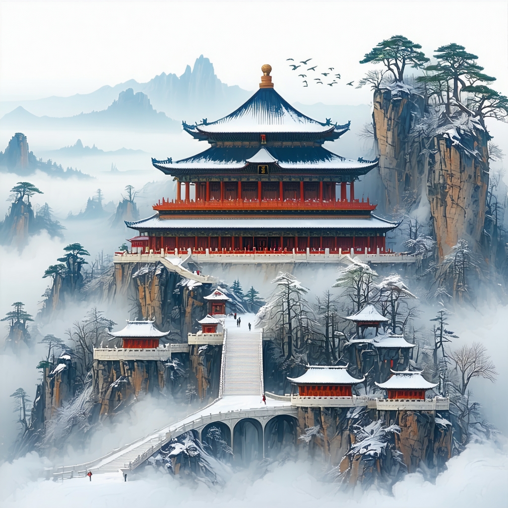 有梅无雪不精神，有雪无诗俗了人。