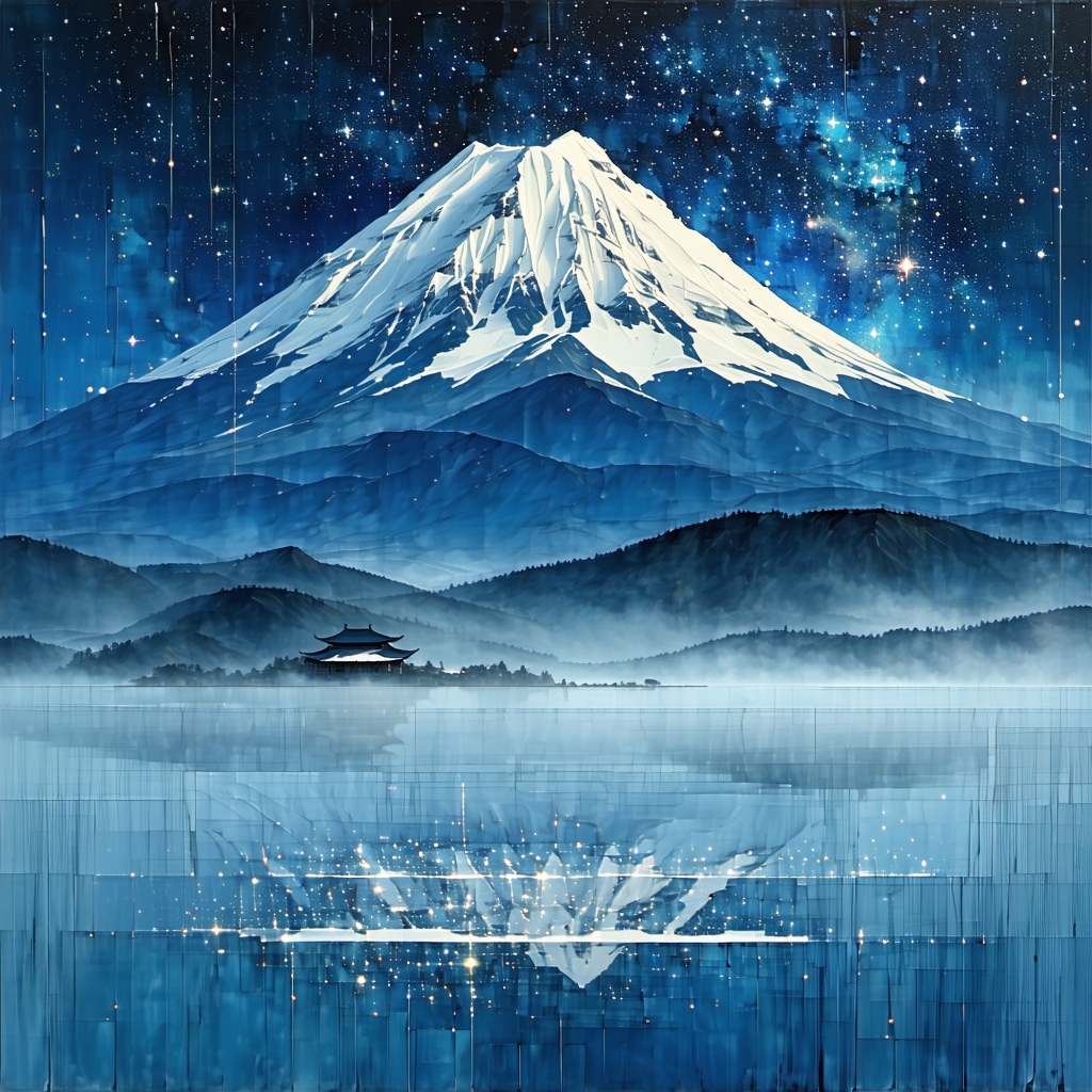 欲渡黄河冰塞川，将登太行雪满山。 Poster