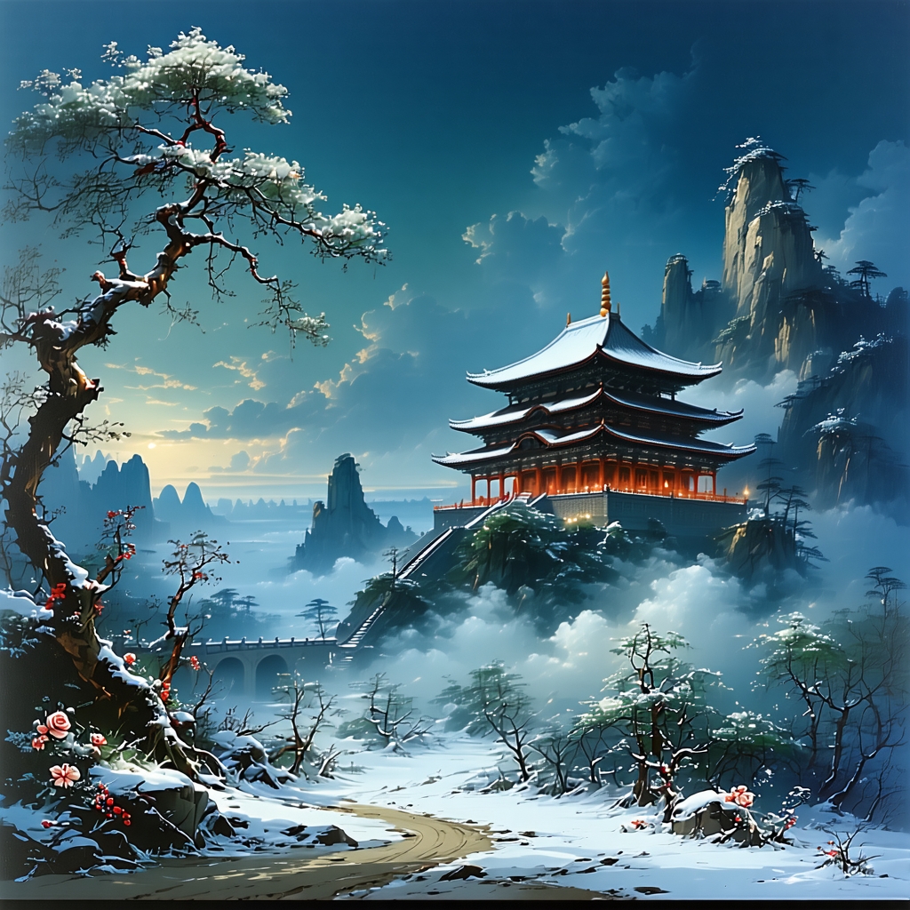 不知近水花先发，疑是经冬雪未销。