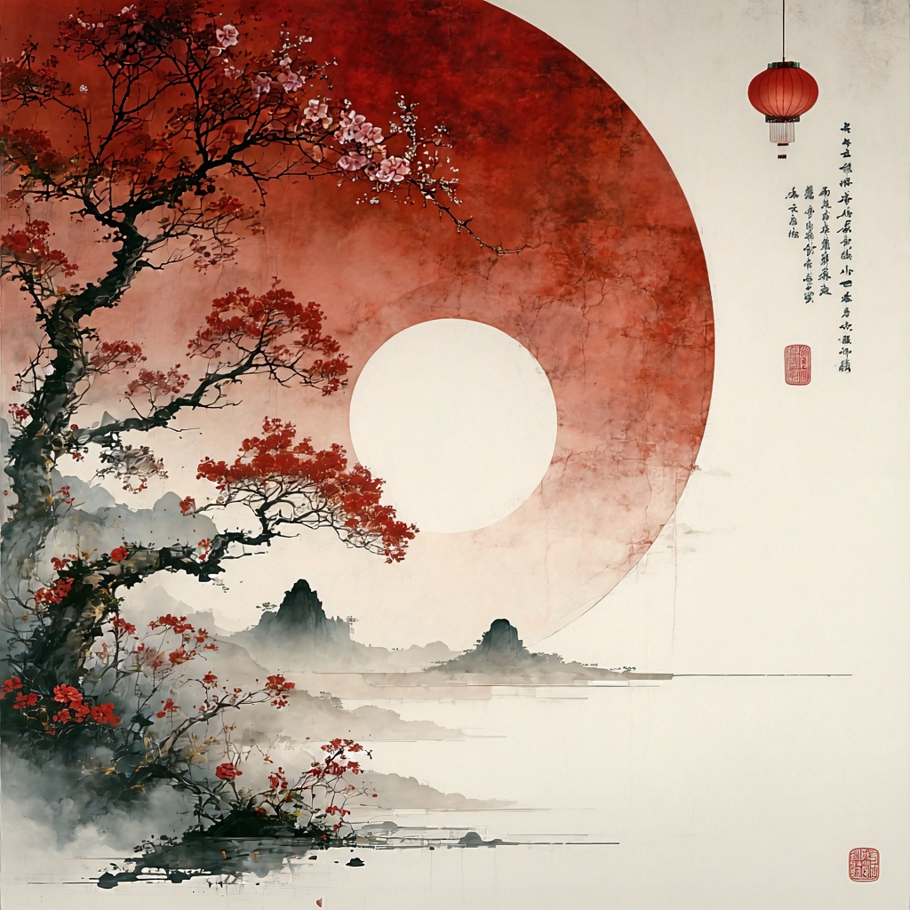 蛾眉淡了教谁画？瘦岩岩羞戴石榴花。