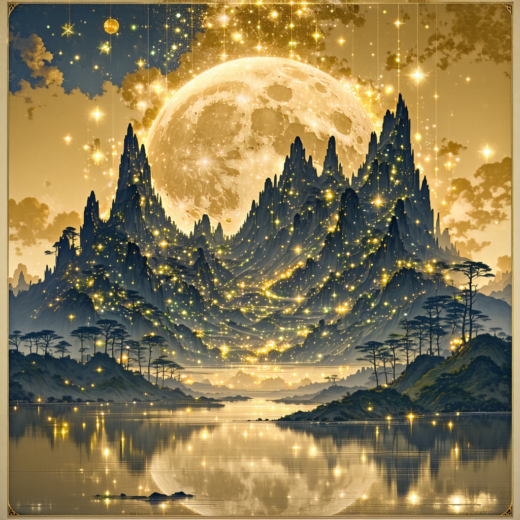 更深黄月落，夜久靥星稀。