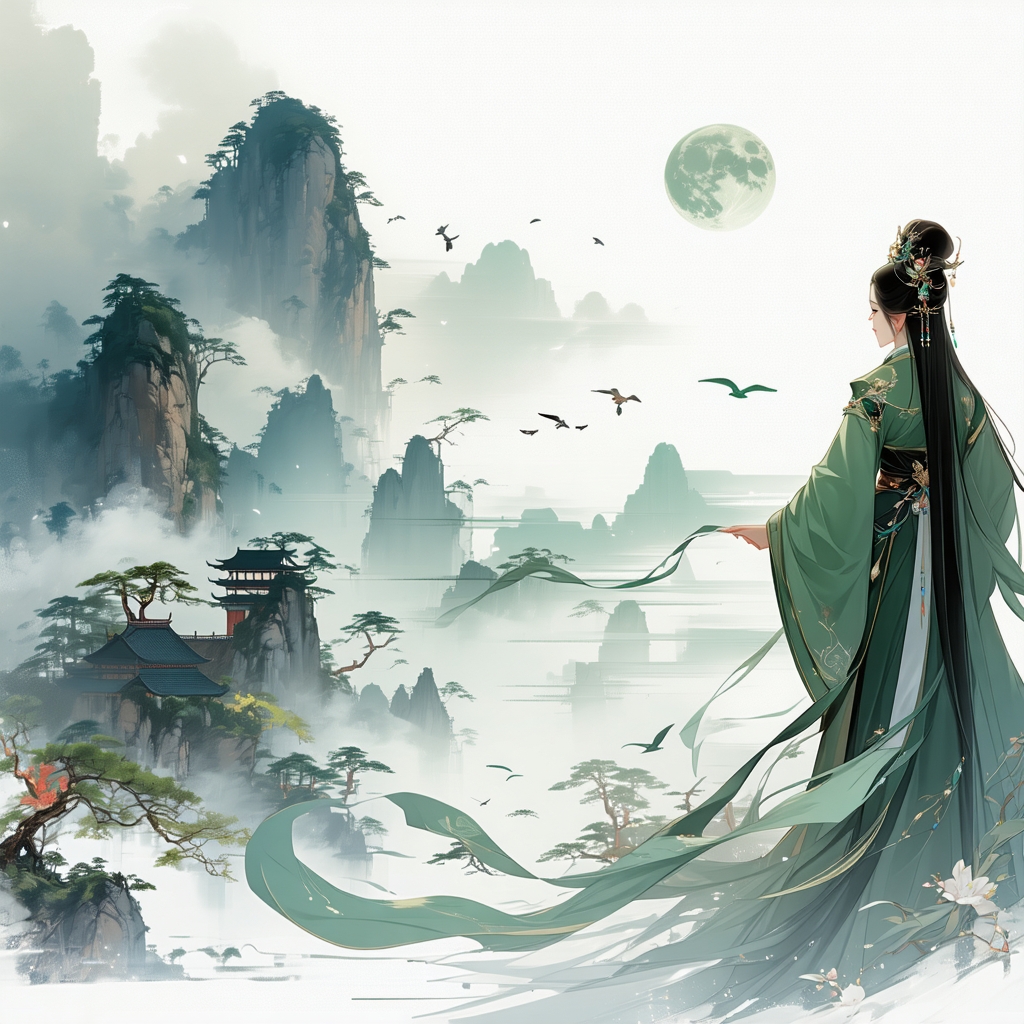 遥怜小儿女，未解忆长安。