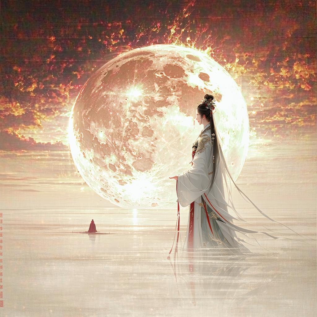 二秋叶神媛，七夕望仙妃。 Poster