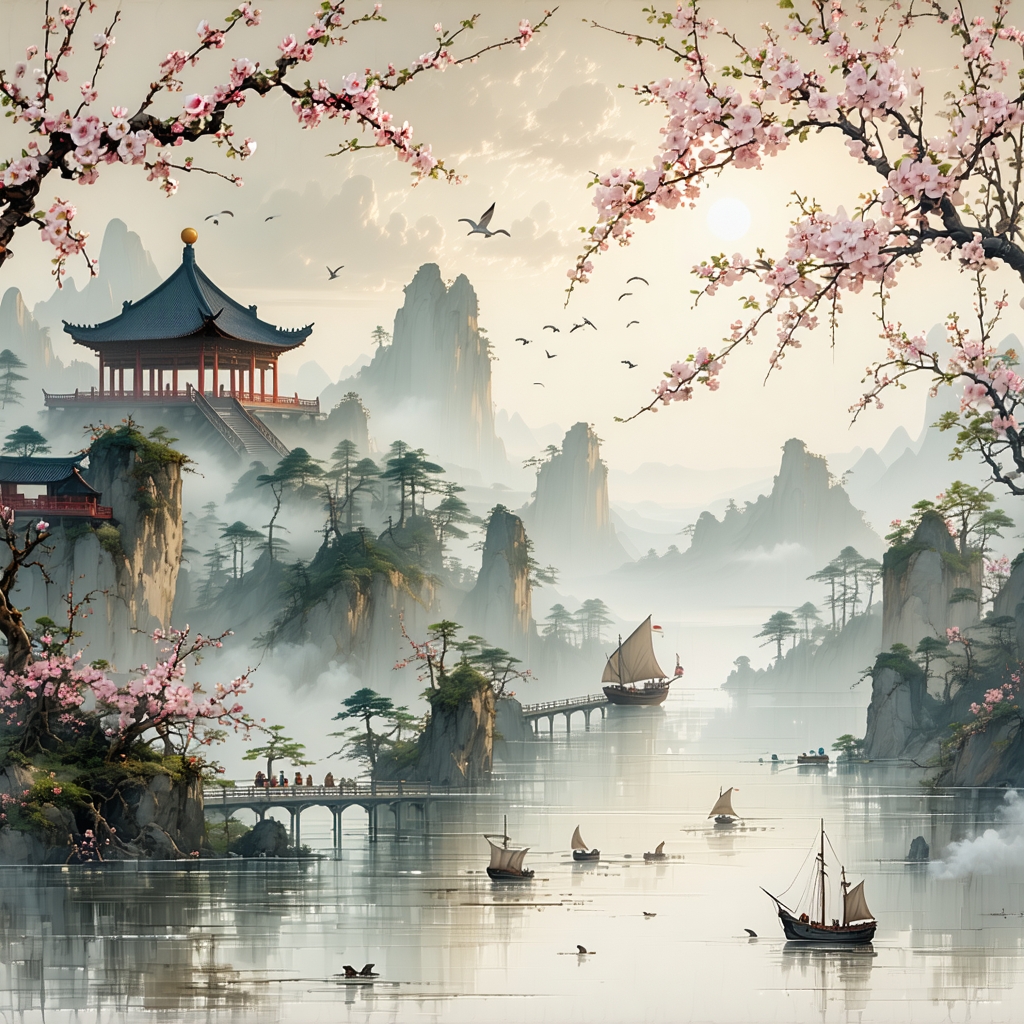 最是一年春好处，绝胜烟柳满皇都。 Poster