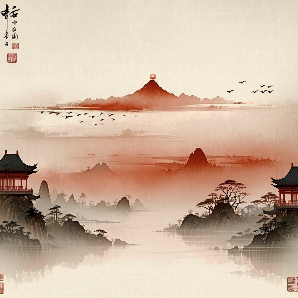 斜倚画阑娇不语，暗移梅影过红桥，裙带北风飘。