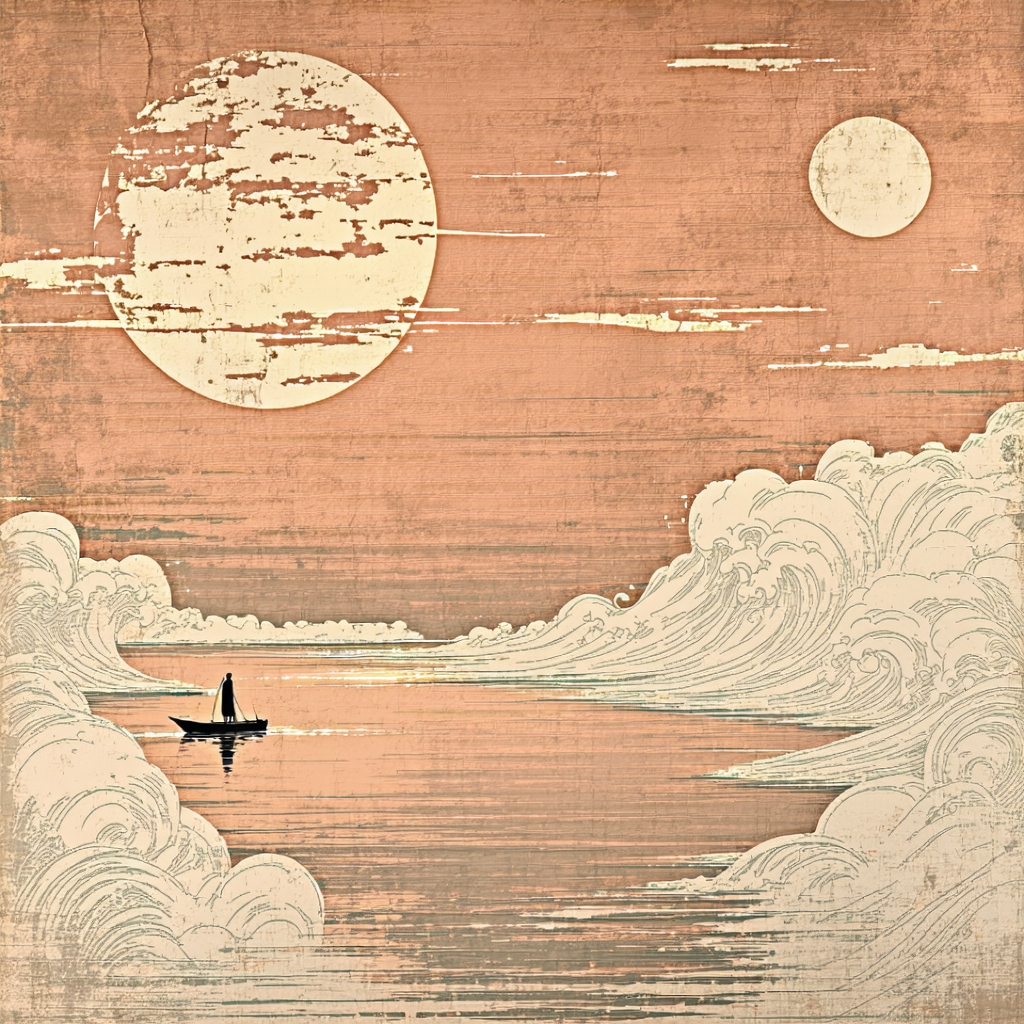 万里婵娟，几许雾屏云幔。