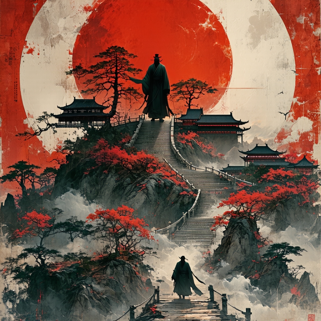 瀑布风前千尺影，疑泻银河一派。