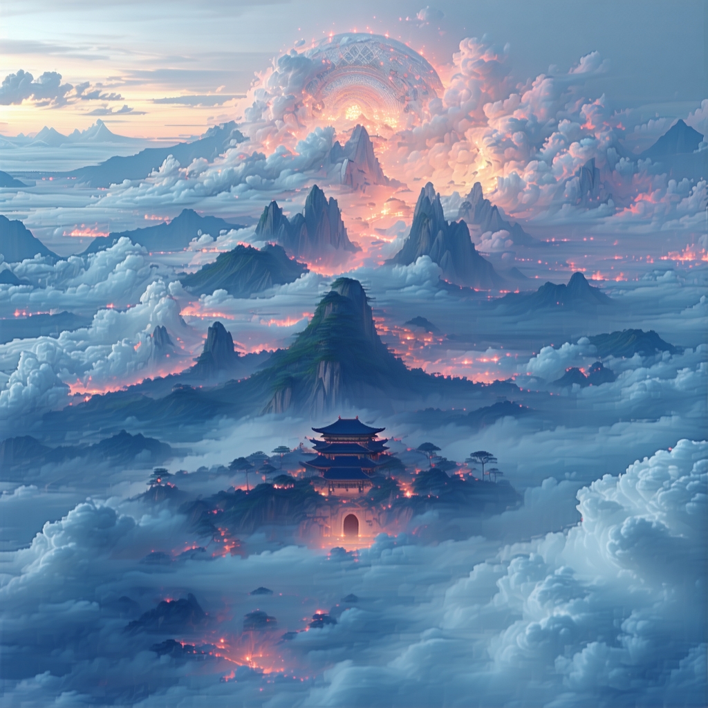 是天外空汗漫，但长风、浩浩送中秋。 Poster