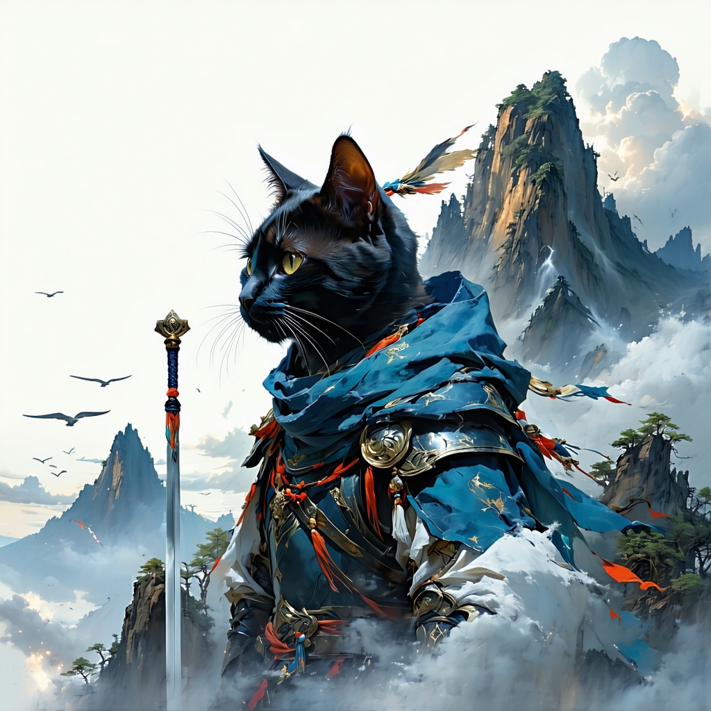 中山人予之猫，猫善捕鼠及鸡。