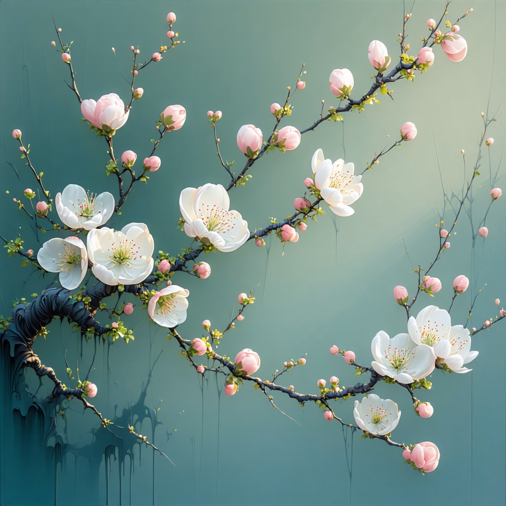 春游浩荡，是年年、寒食梨花时节。 Poster