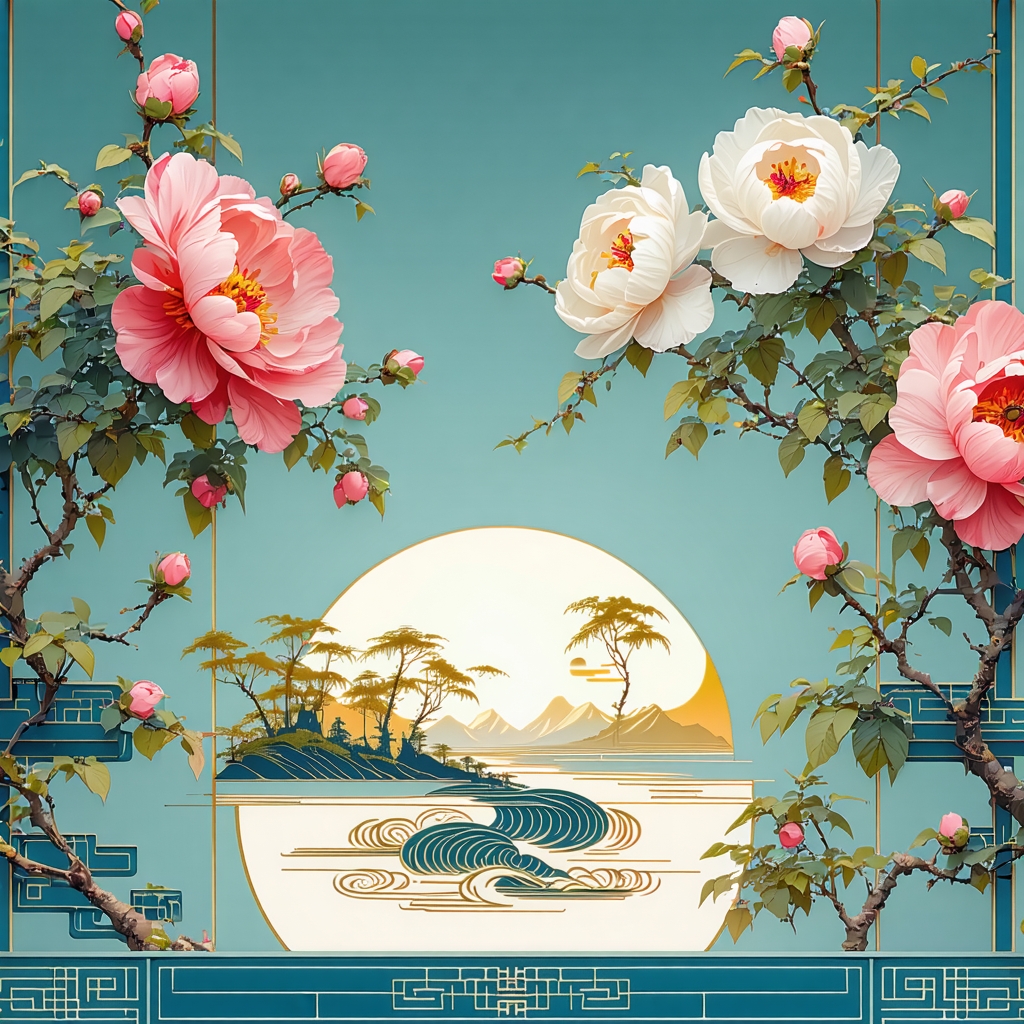 庭轩寂寞近清明，残花中酒，又是去年病。