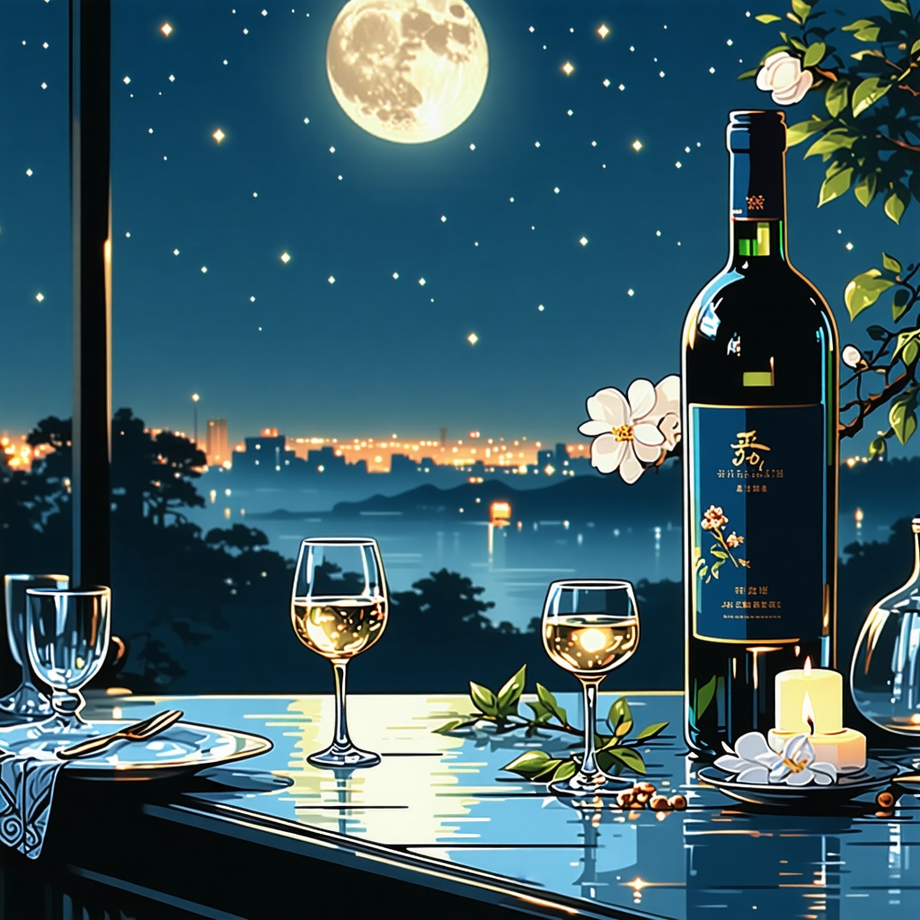 将坛醇酒冰浆细，元夜邀宾灯火新。 Poster