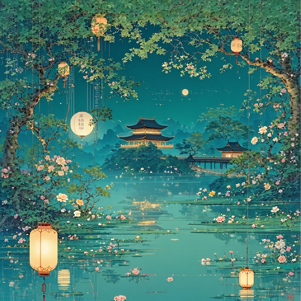 黄昏庭院柳啼鸦，记得那人，和月折梨花。