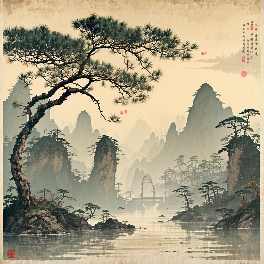 泠泠七弦上，静听松风寒。