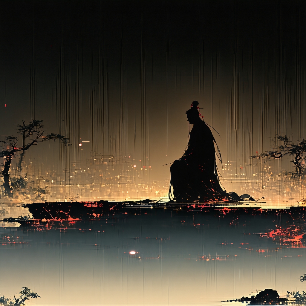 夜深风竹敲秋韵。万叶千声皆是恨。 Poster