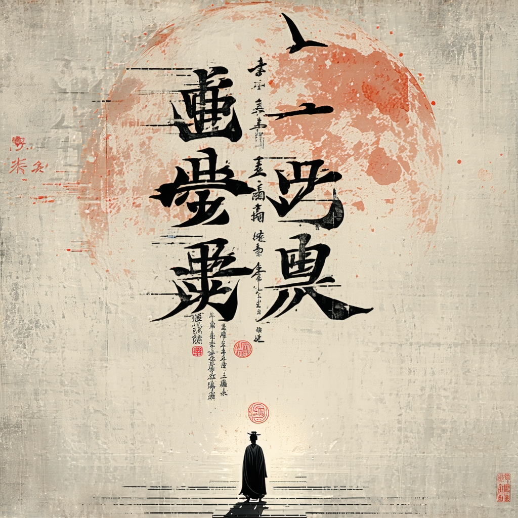 骑牛远远过前村，短笛横吹隔陇闻。 Poster