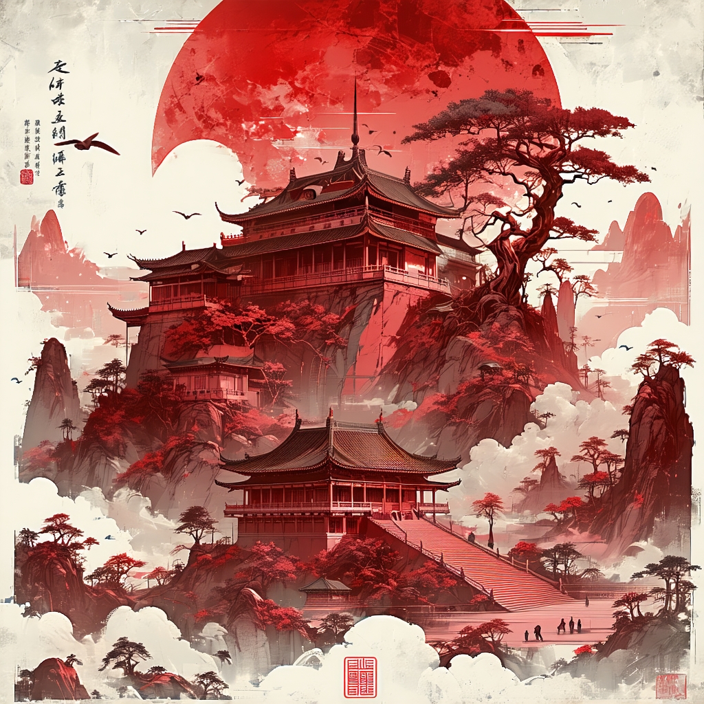 鹤发垂肩尺许长，离家三十五端阳。 Poster