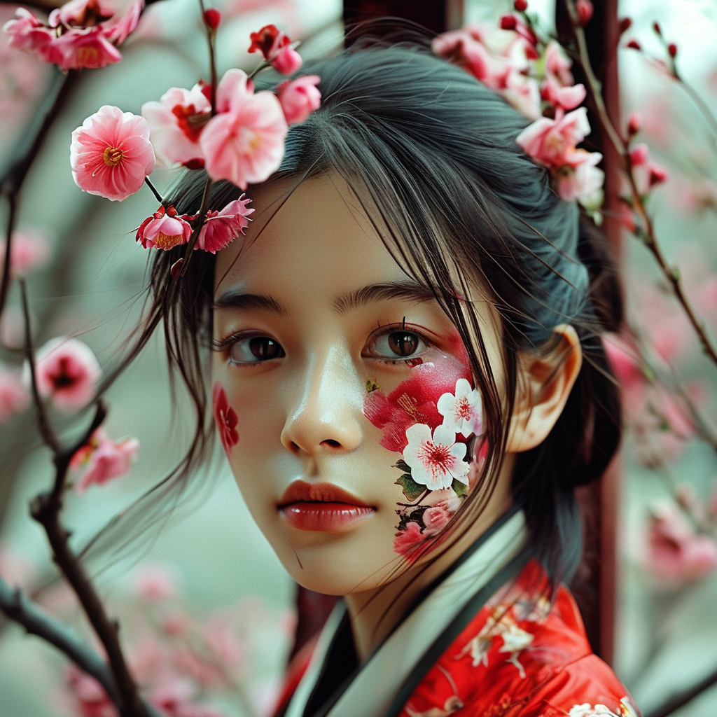 去年今日此门中，人面桃花相映红。 Poster