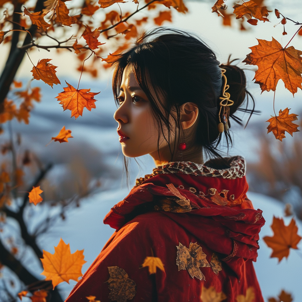 深秋绝塞谁相忆，木叶萧萧。 Poster