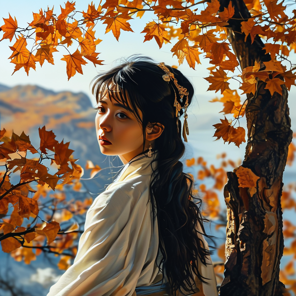 深秋绝塞谁相忆，木叶萧萧。