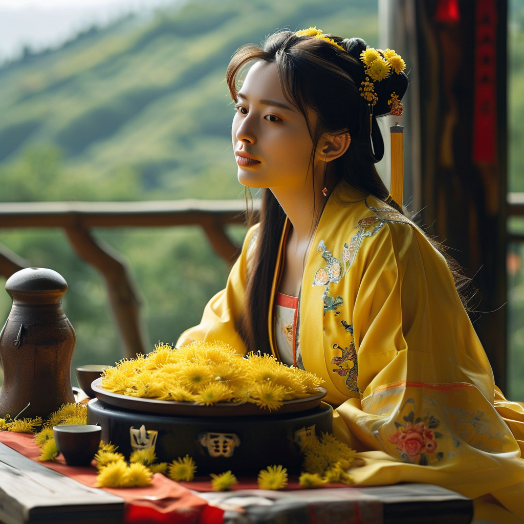 九日龙山饮，黄花笑逐臣。